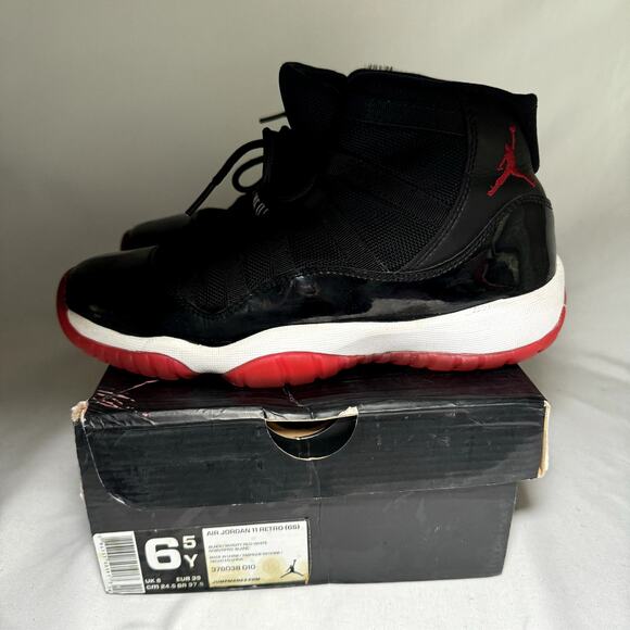 Jordan Other - Nike Air Jordan 11 Retro GS Bred 2012 Men's Shoes - Size 6.5